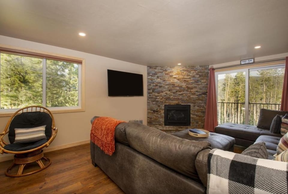 Natural landscape, TV and multimedia, Living room, fireplace, furniture
