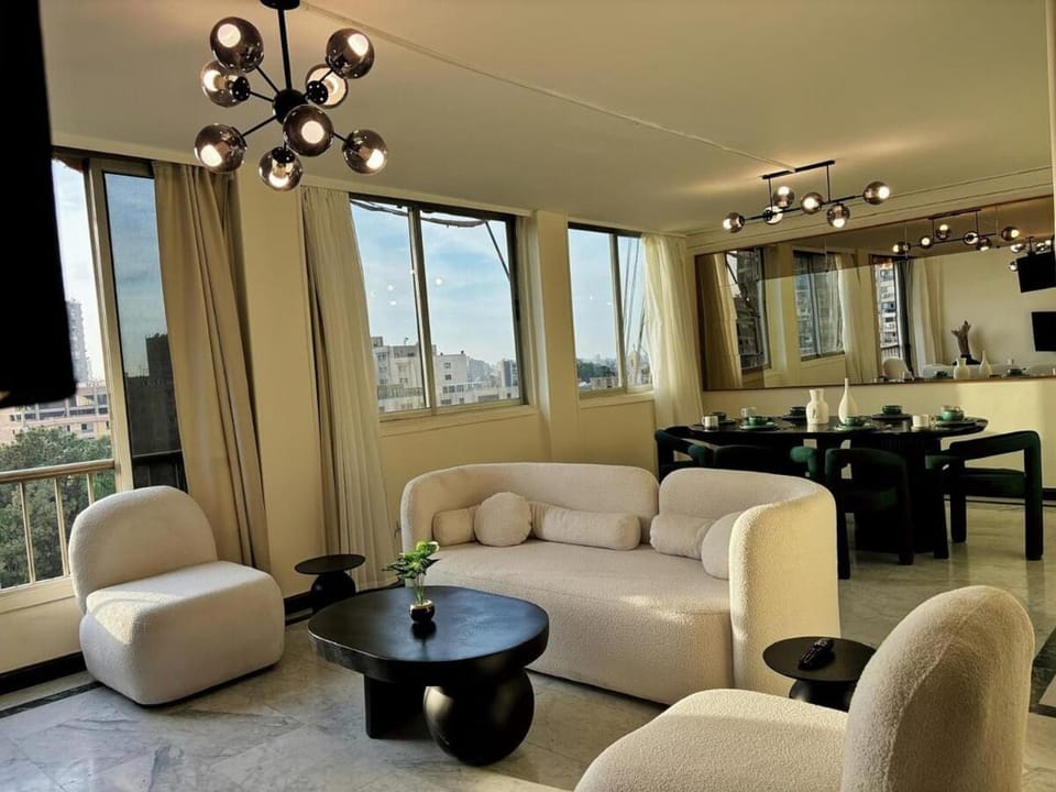 Exclusive Bliss 3BR Zamalek Island Apartment in Cairo
