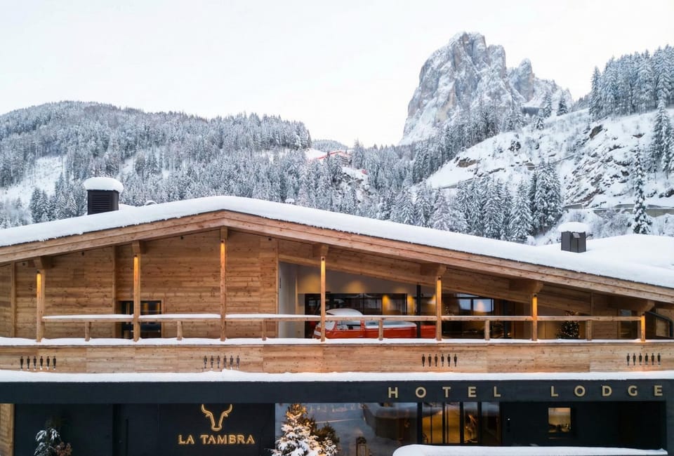 Property building, Day, Winter, Mountain view