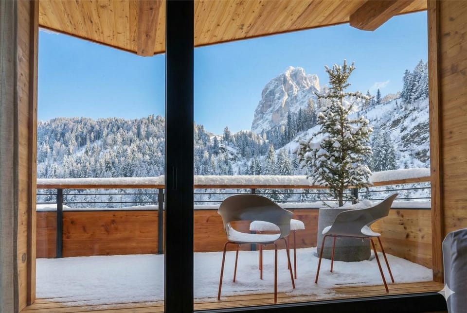 Day, Winter, View (from property/room), Balcony/Terrace, Mountain view