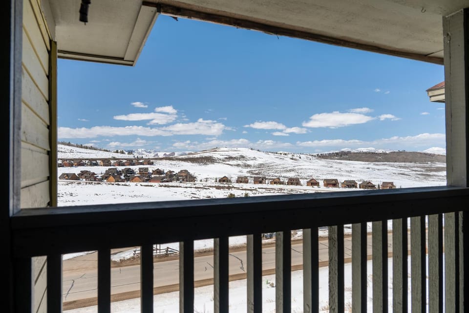 Winter, View (from property/room), Balcony/Terrace, Mountain view