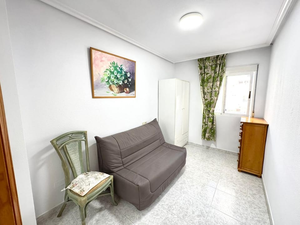 Seating area, wardrobe