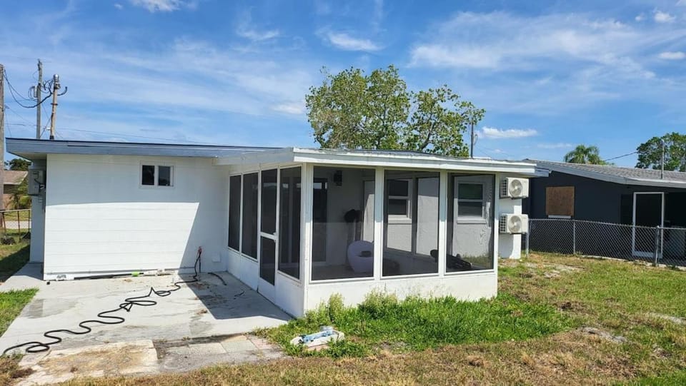 Property building, Garden view