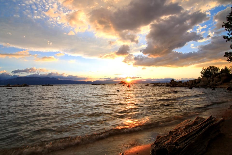 Nearby landmark, Natural landscape, Lake view, Sea view, Sunset