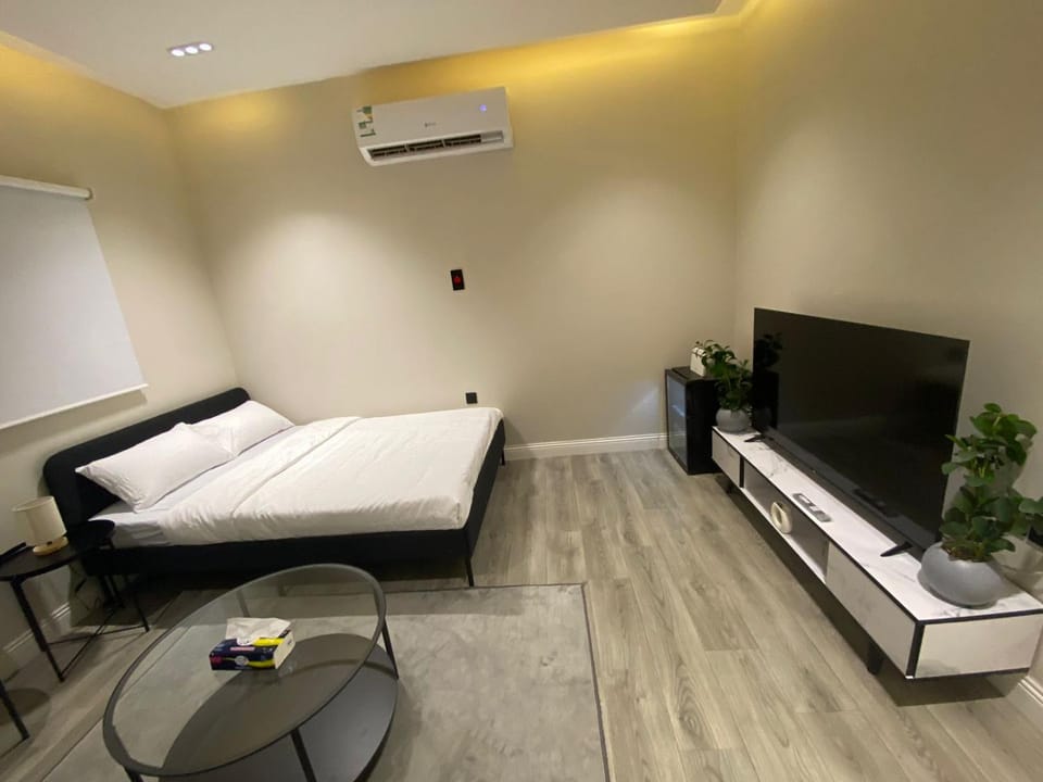 Communal lounge/ TV room, Bed, TV and multimedia, Living room, Photo of the whole room, Seating area, Evening entertainment, Bedroom, air conditioner