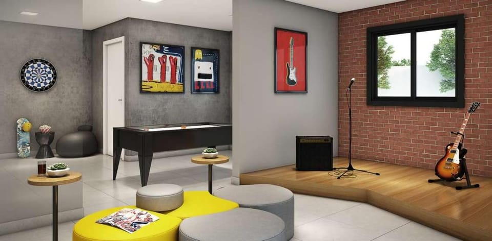 Apê novo no Jaguaré Último andar com varanda Apartment in Sao Paulo City