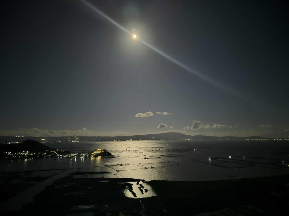 Night, Sea view