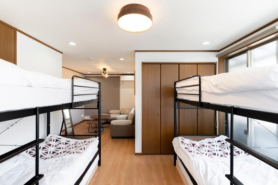 Bed, Photo of the whole room, Bedroom, bunk bed