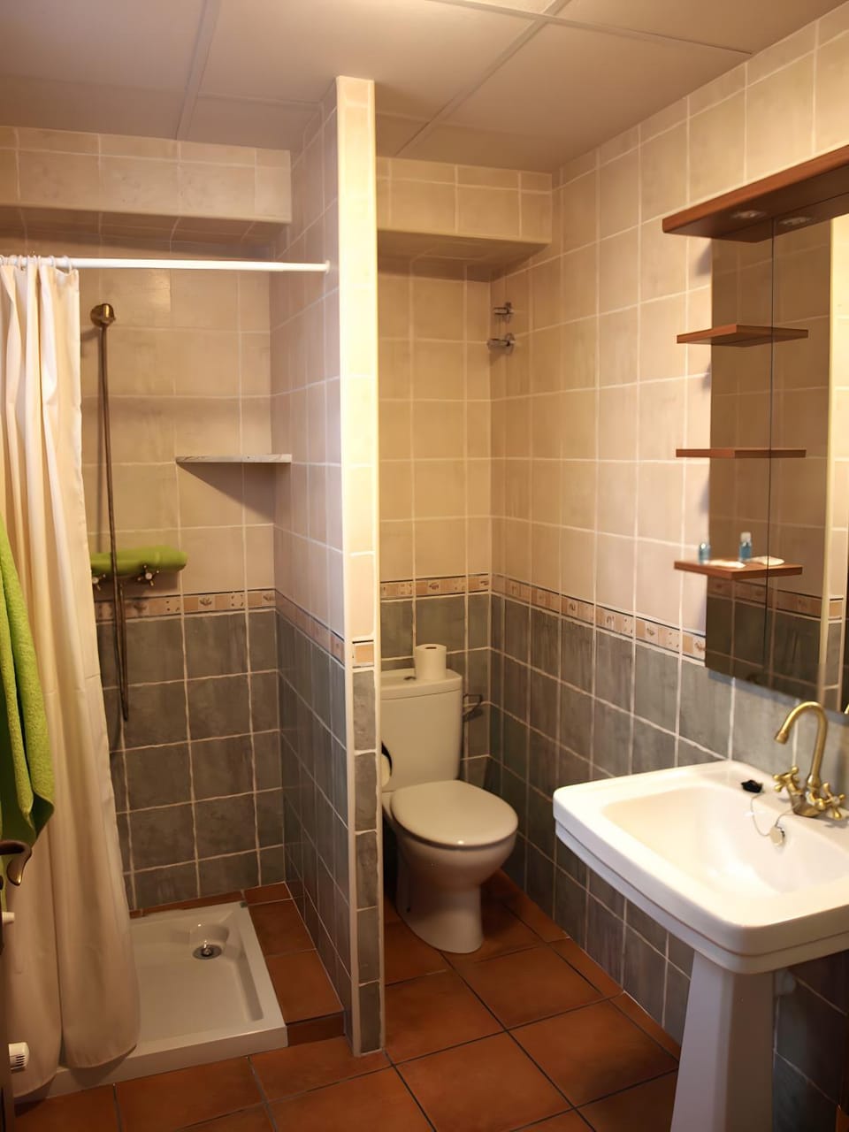 Bathroom, Living room