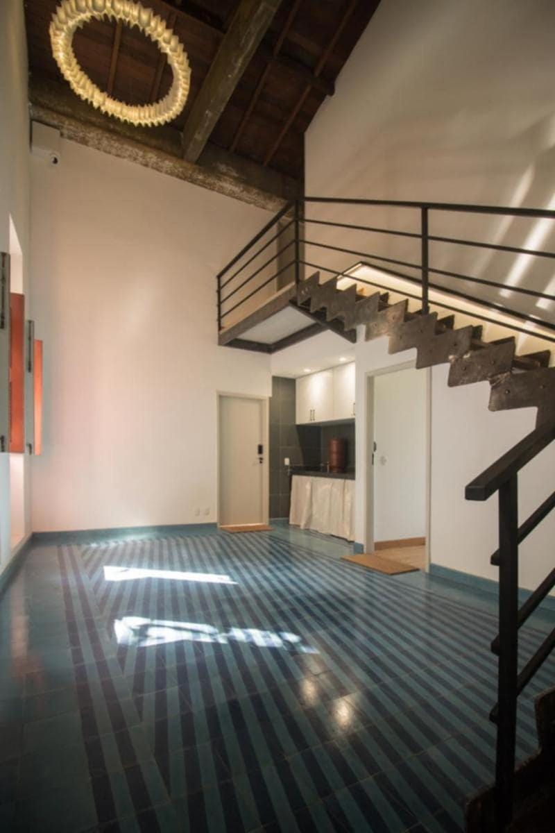 Stylish loft with balcony and view of Sugar Loaf Apartment in Santa Teresa