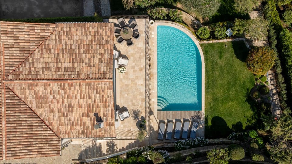 Day, Natural landscape, Bird's eye view, Pool view, Swimming pool, sunbed