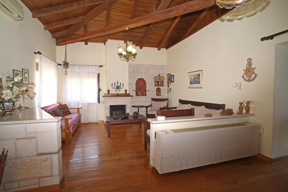 Traditional house on Afytos rock House in Halkidiki