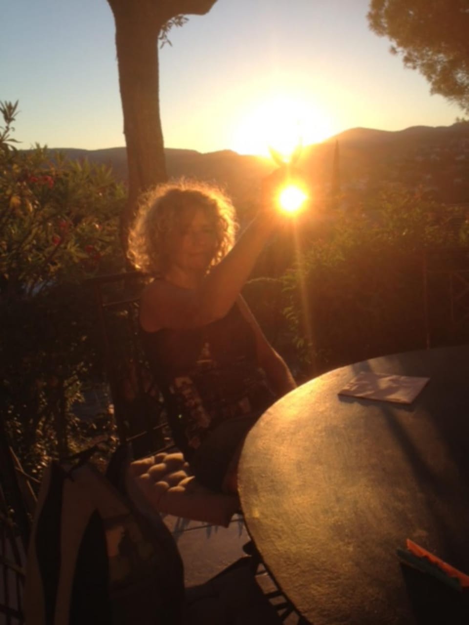 Summer, On site, Sunset
