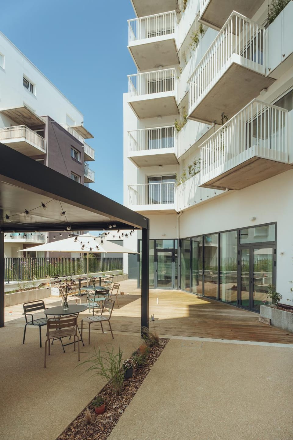 Property building, Patio