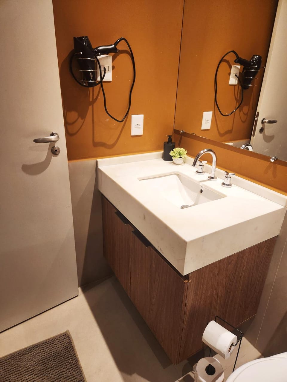 Bathroom, hair dryier