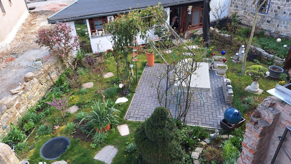 Spring, Garden, Garden view