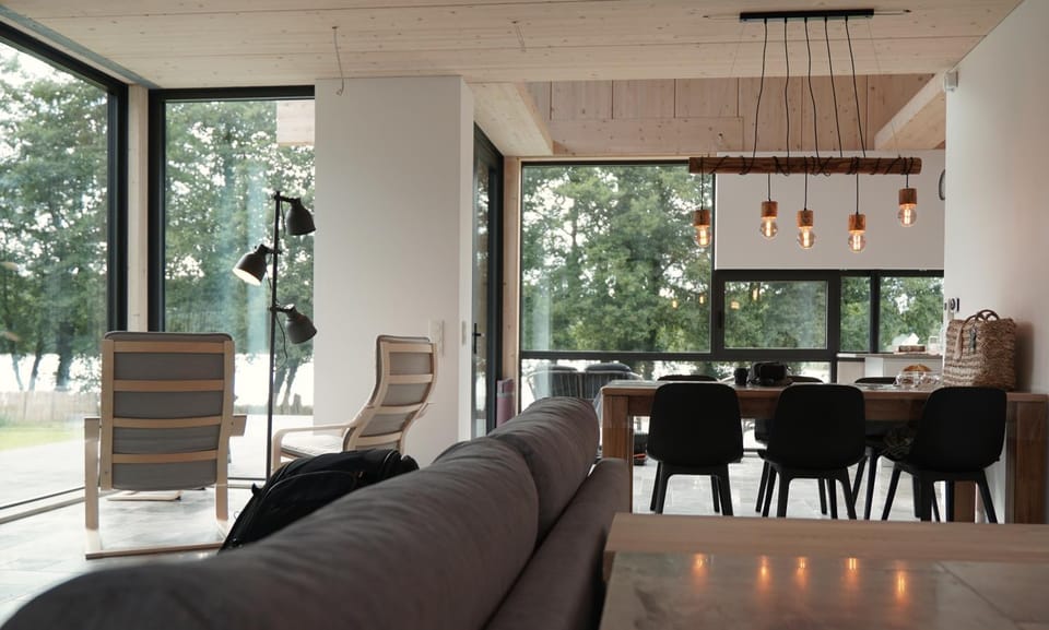 Living room, Seating area, Dining area