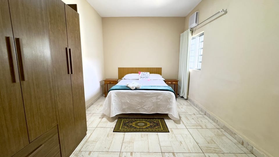 Bed, Photo of the whole room, Bedroom, towels, wardrobe