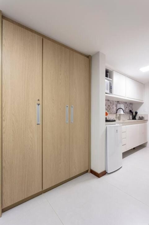 Kitchen or kitchenette, wardrobe