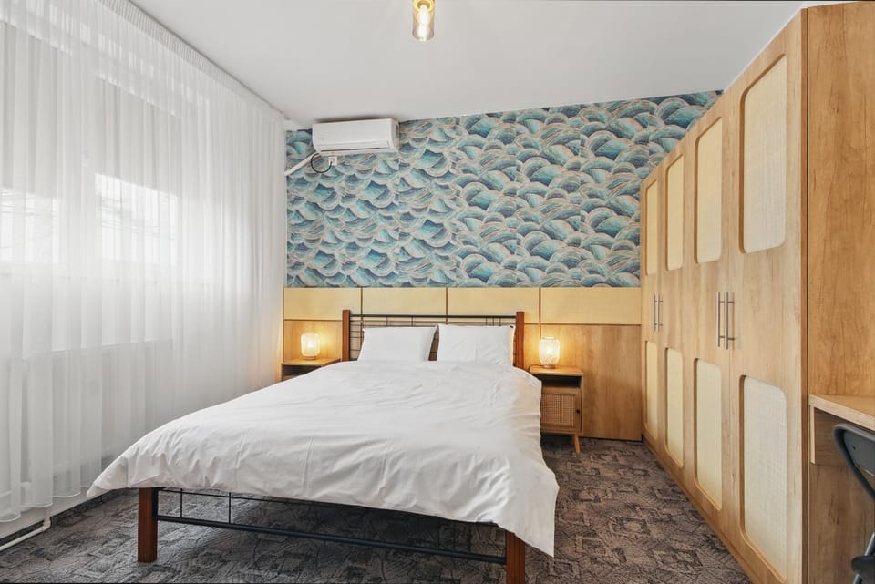 Bed, Photo of the whole room, Bedroom, wardrobe