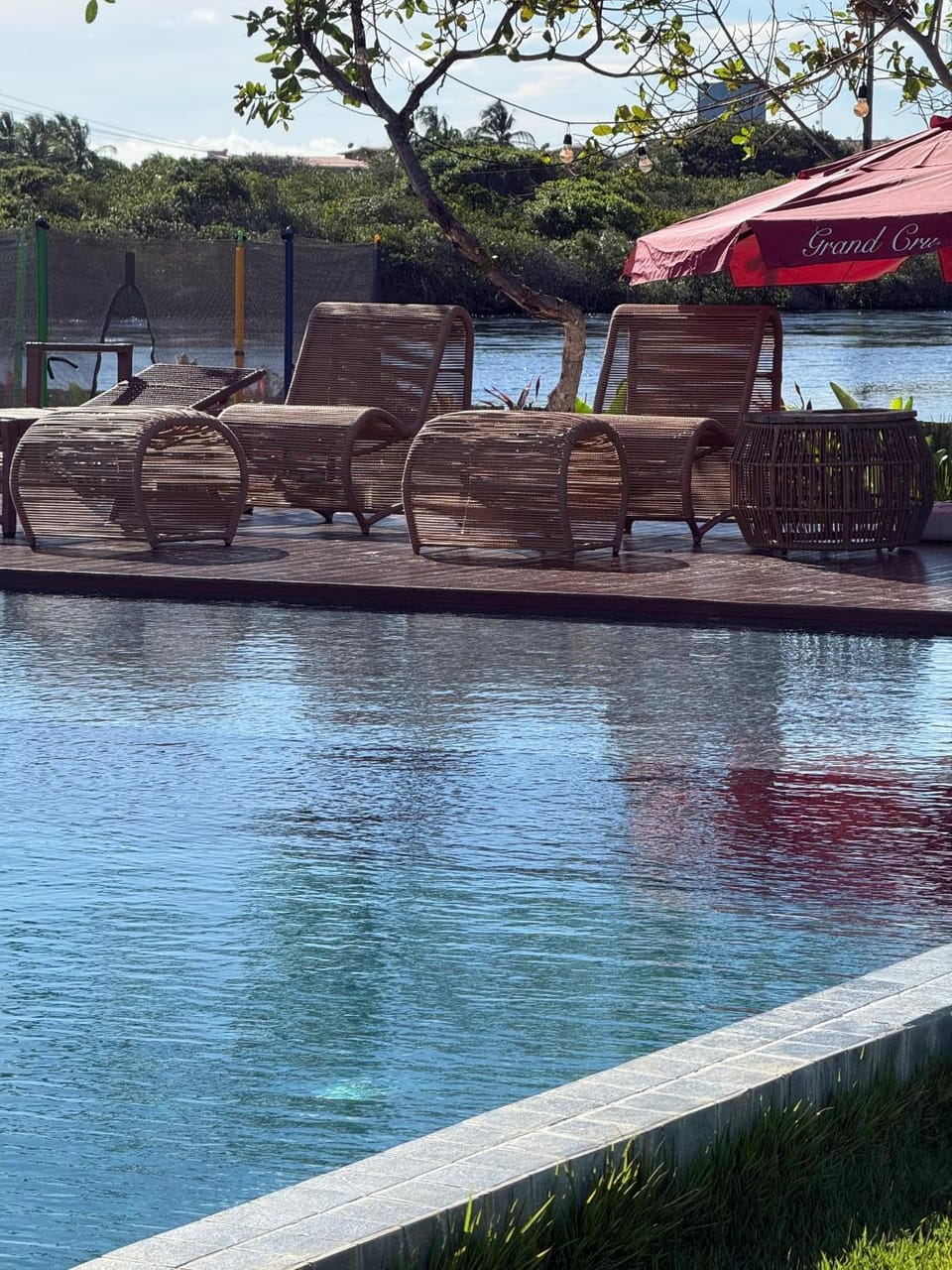 Day, Garden, Lake view, Swimming pool