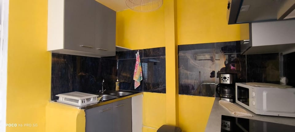 Kitchen or kitchenette, oven, stove