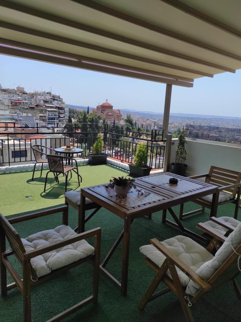 Bird's eye view, View (from property/room), Balcony/Terrace, City view, Sea view, Sunset