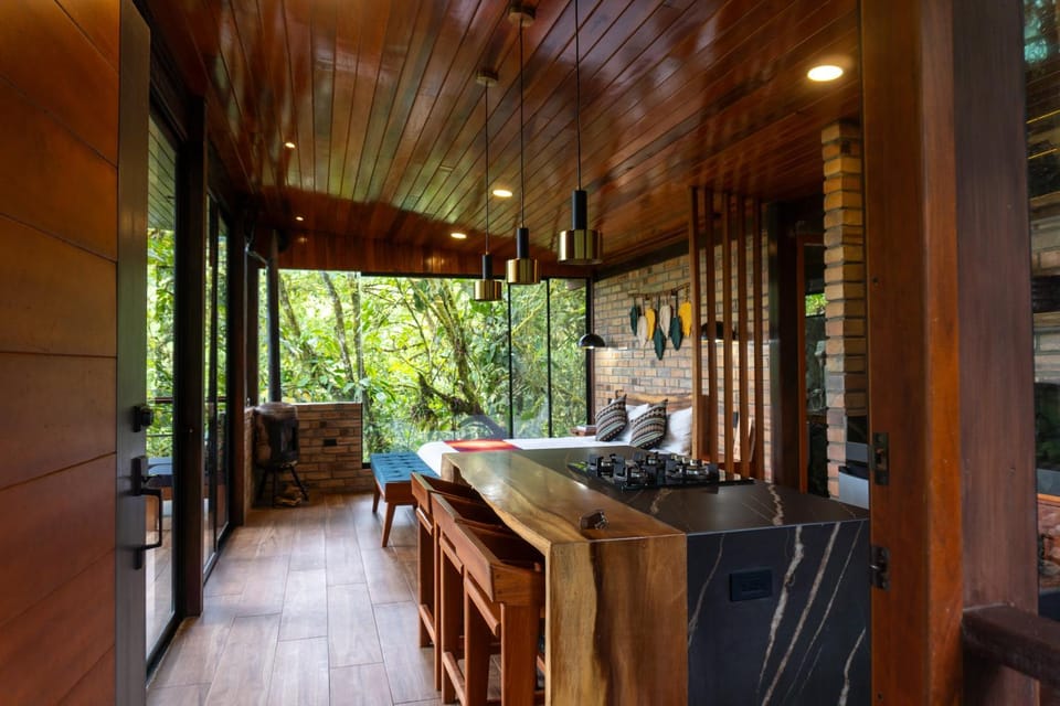 Photo of the whole room, Dining area