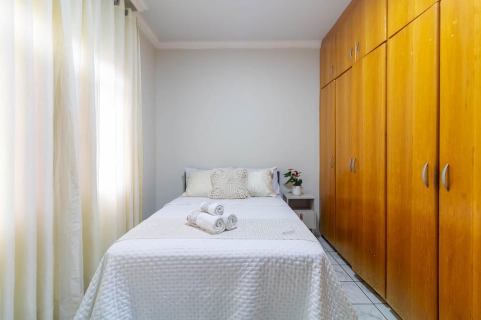 Bed, Photo of the whole room, Bedroom, towels, wardrobe