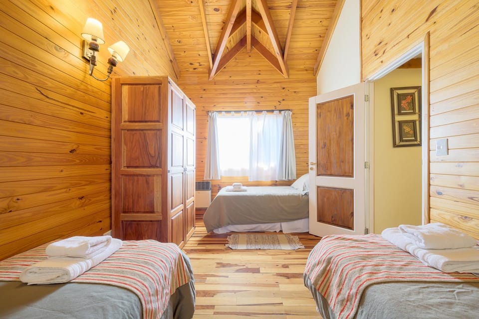 Bed, Photo of the whole room, Bedroom, Garden view, towels, wardrobe