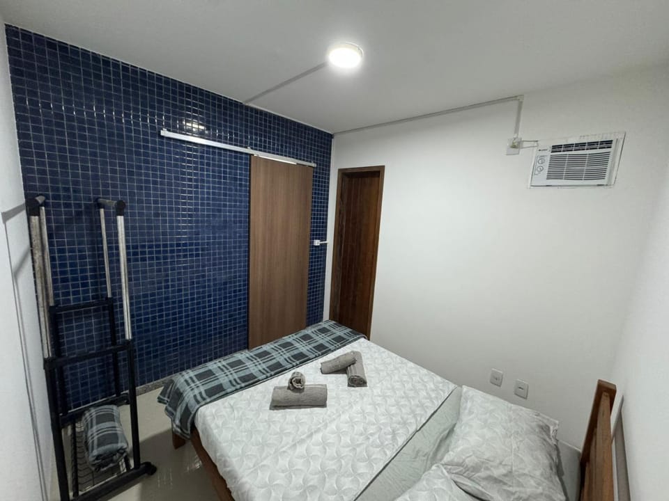 Bed, Photo of the whole room, Bedroom, air conditioner