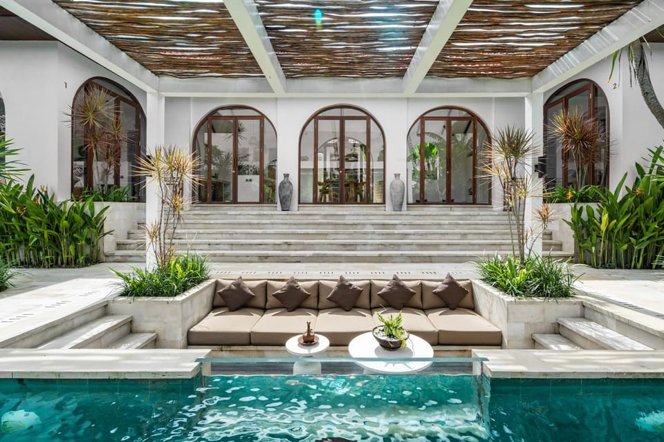 Seating area, Pool view, Swimming pool
