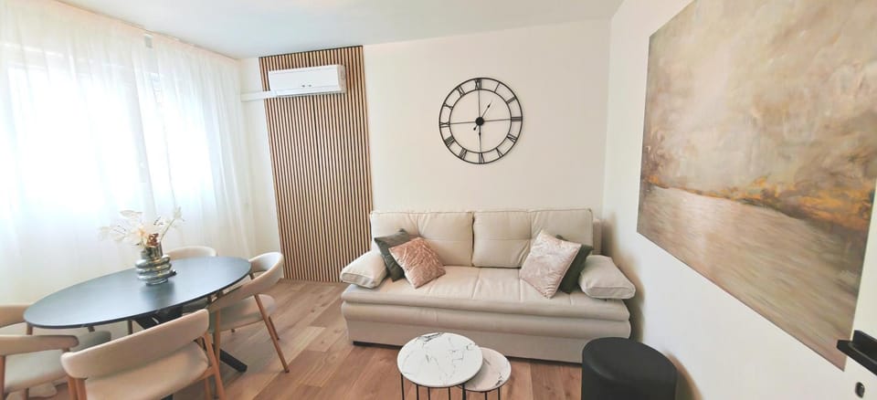 Living room, Seating area, Dining area, air conditioner