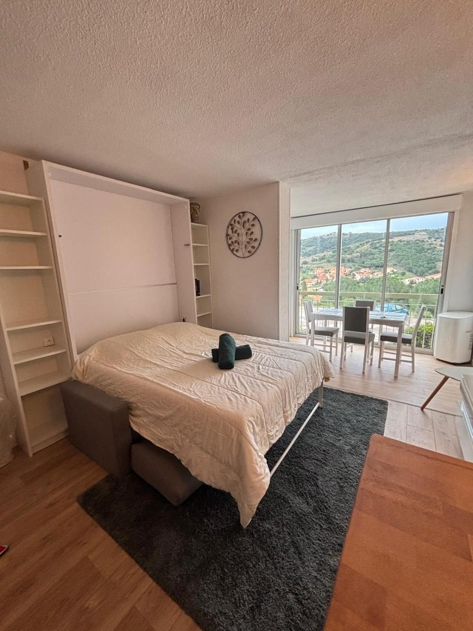 Bed, Living room