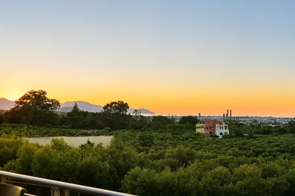 Mountain view, Sunset
