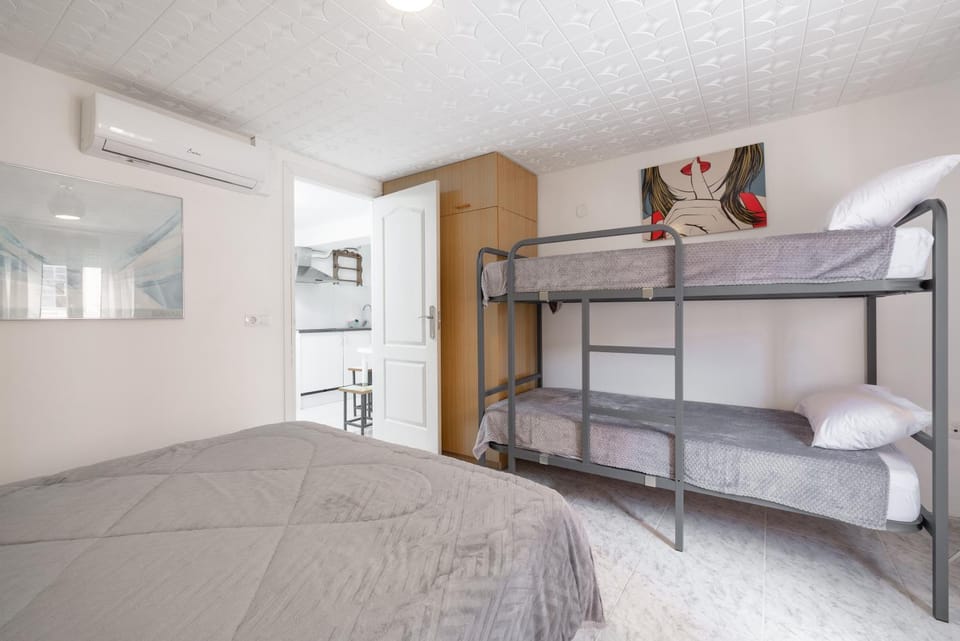Property building, Living room, Bedroom