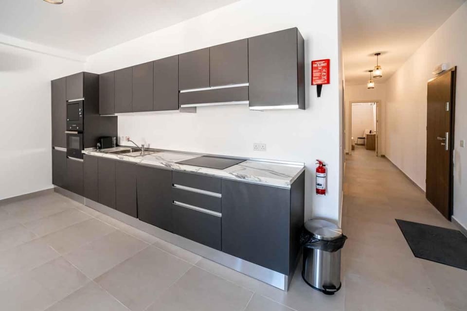 Kitchen or kitchenette, dishwasher, oven, stove