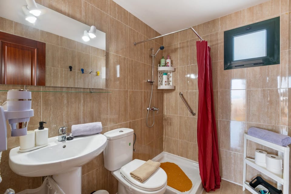 Bathroom, Living room