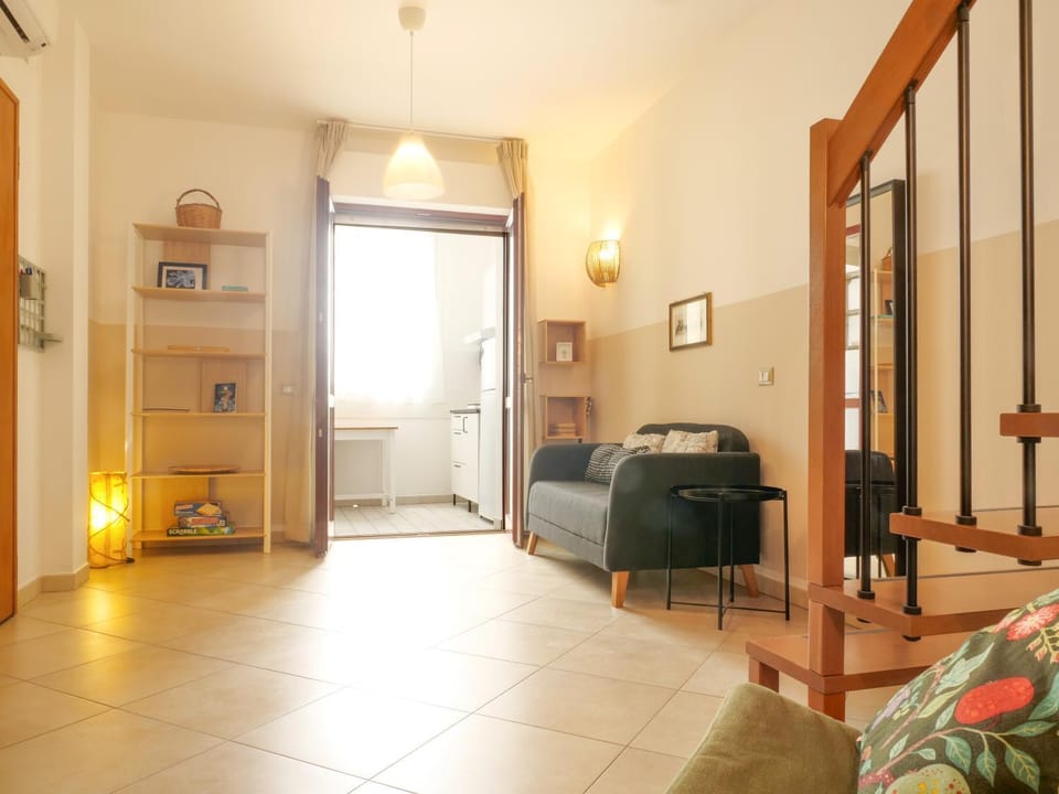 Kitchen or kitchenette, Living room, Dining area, air conditioner