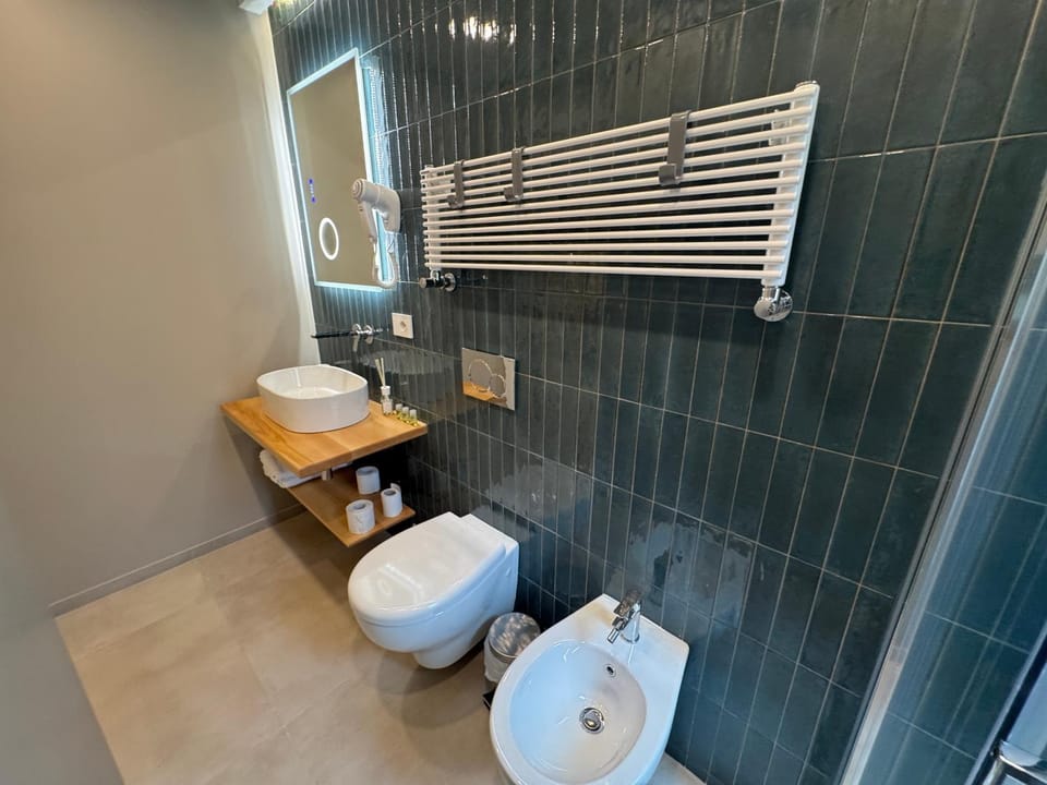 Shower, Toilet, Bathroom, bidet, towels