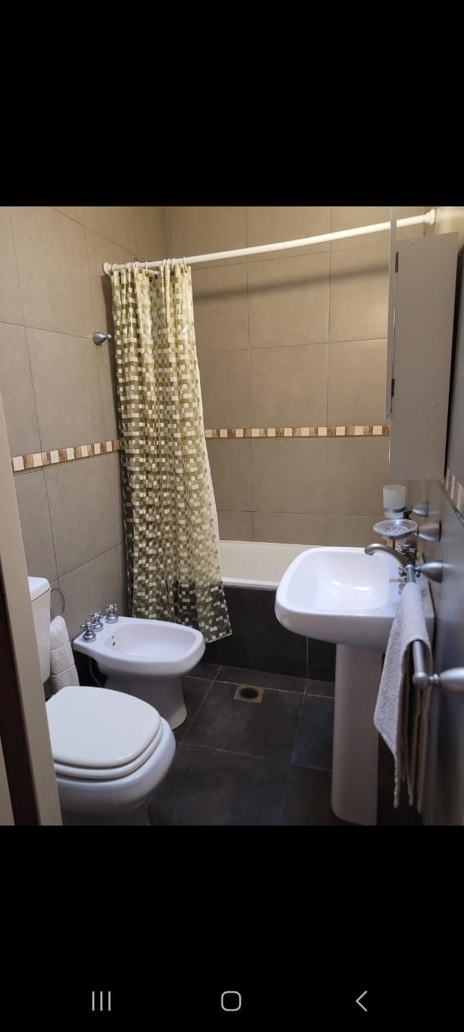 Shower, Bathroom, bidet, towels