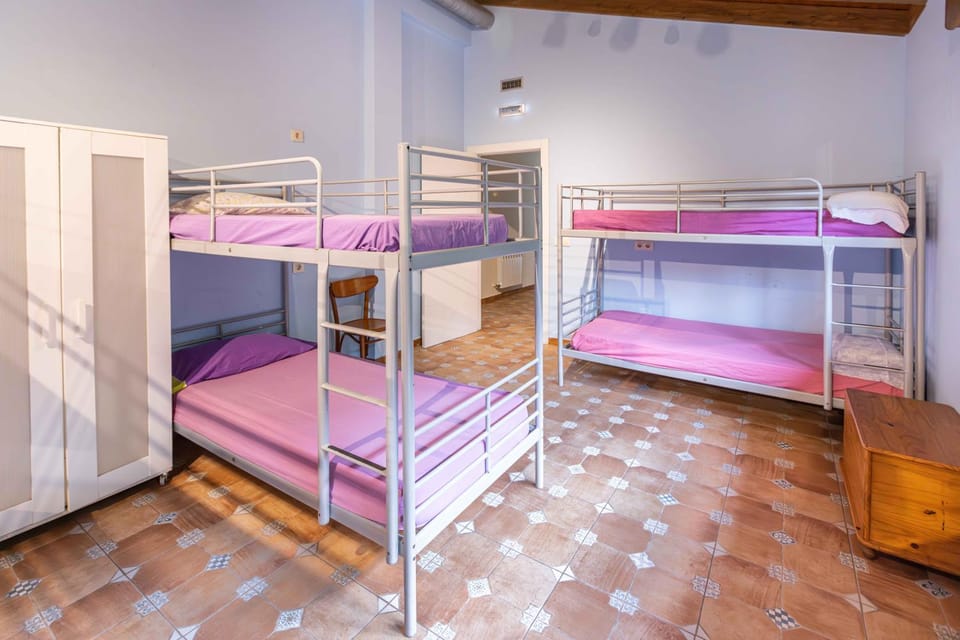 Bed, Photo of the whole room, Bedroom, bunk bed, wardrobe