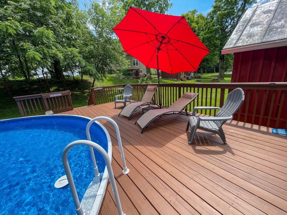Natural landscape, Garden view, Pool view, sunbed