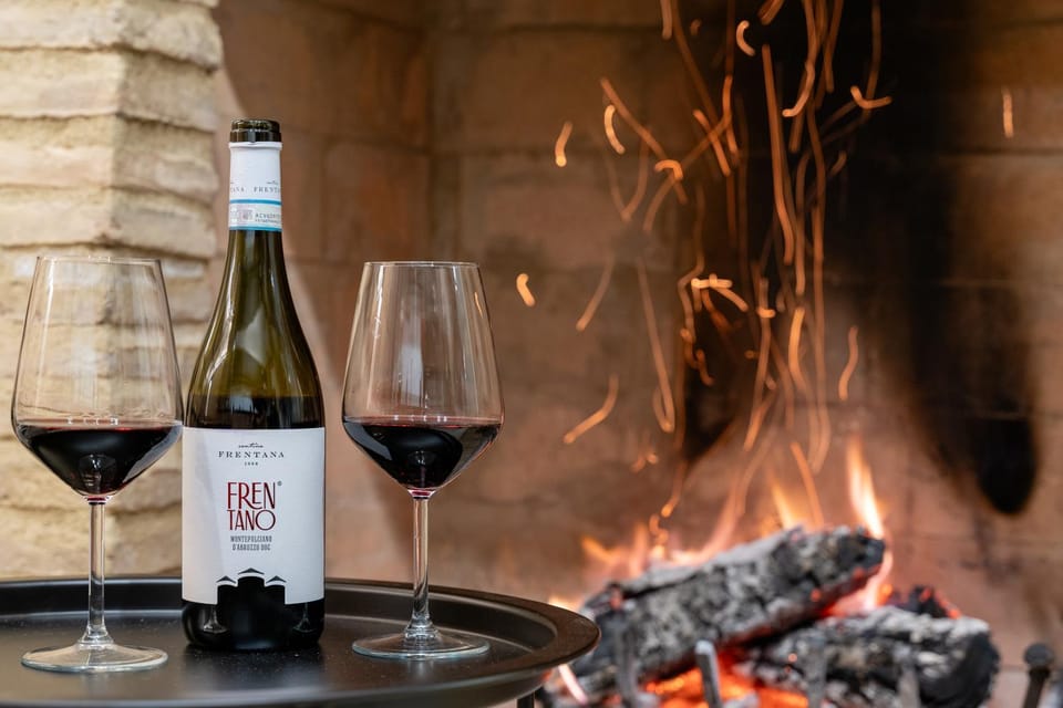 Winter, Alcoholic drinks, fireplace