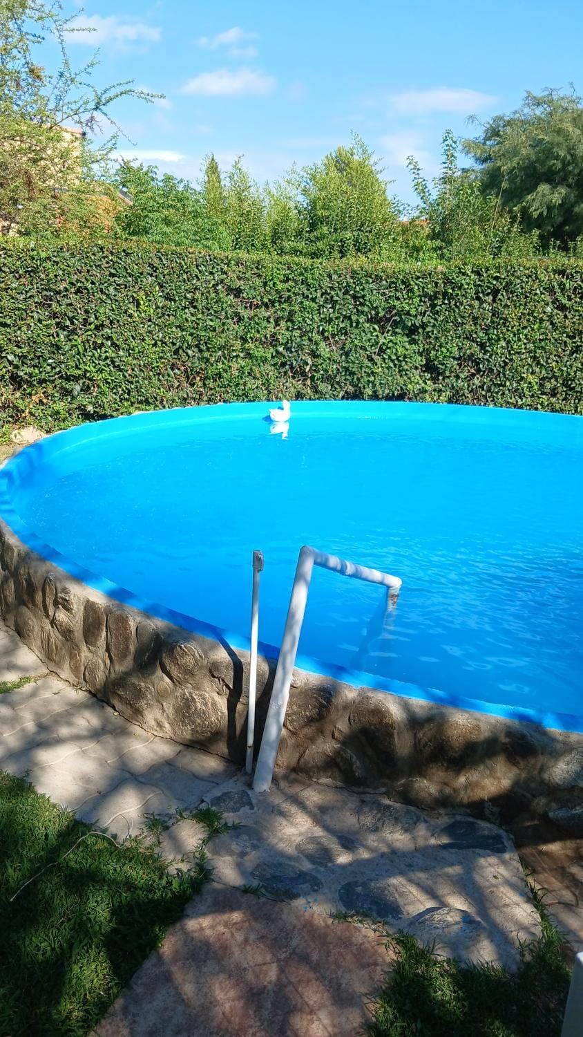 CASA TODA EN PLANTA BAJA CON PARQUE y PILETA INDIVIDUAL SOBRE ASFALTO A POCAS CUADRAS DEL CENTRO DE MERLO House in Villa de Merlo