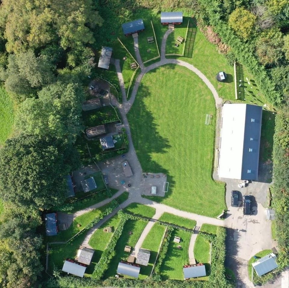 Smart glamping site in longtown, with veiws of the Black Mountains Campground/ 
RV Resort in Crucorney