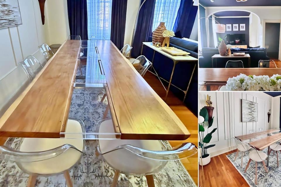 Star-Inspired 5BR Manor Sauna, Karaoke Sleeps 12 House in Lancaster