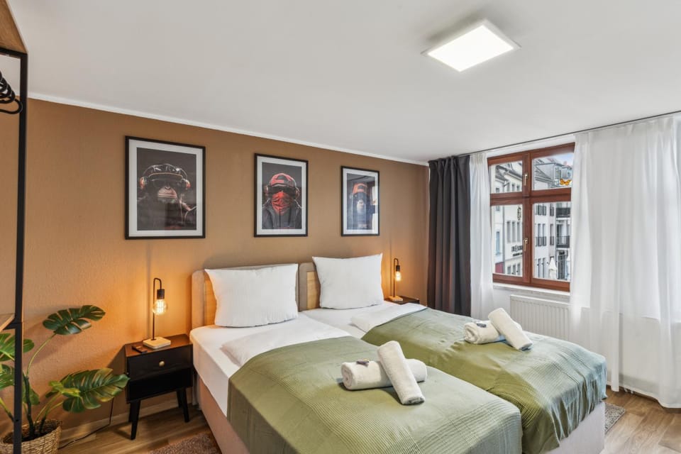 Bed, Photo of the whole room, Bedroom, towels, wardrobe