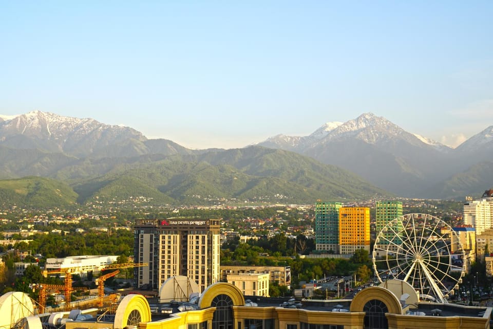 Nearby landmark, Day, Natural landscape, Bird's eye view, City view, Mountain view
