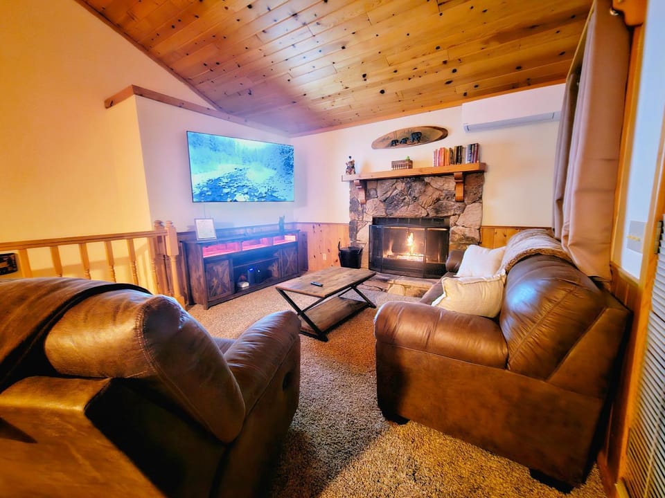 TV and multimedia, Living room, Seating area, Evening entertainment, fireplace, internet